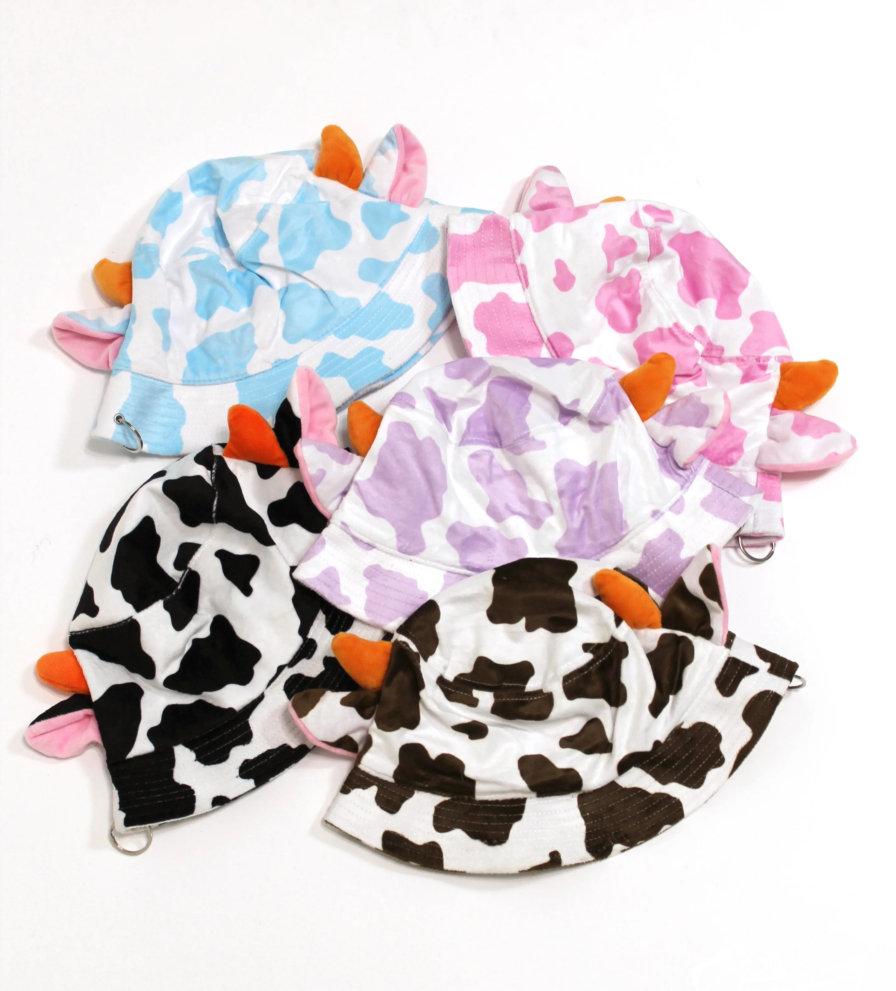 Baby Blue Cow Bucket Hat - Image 6