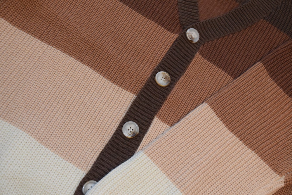 Brown Gradient Cardigan - Image 5