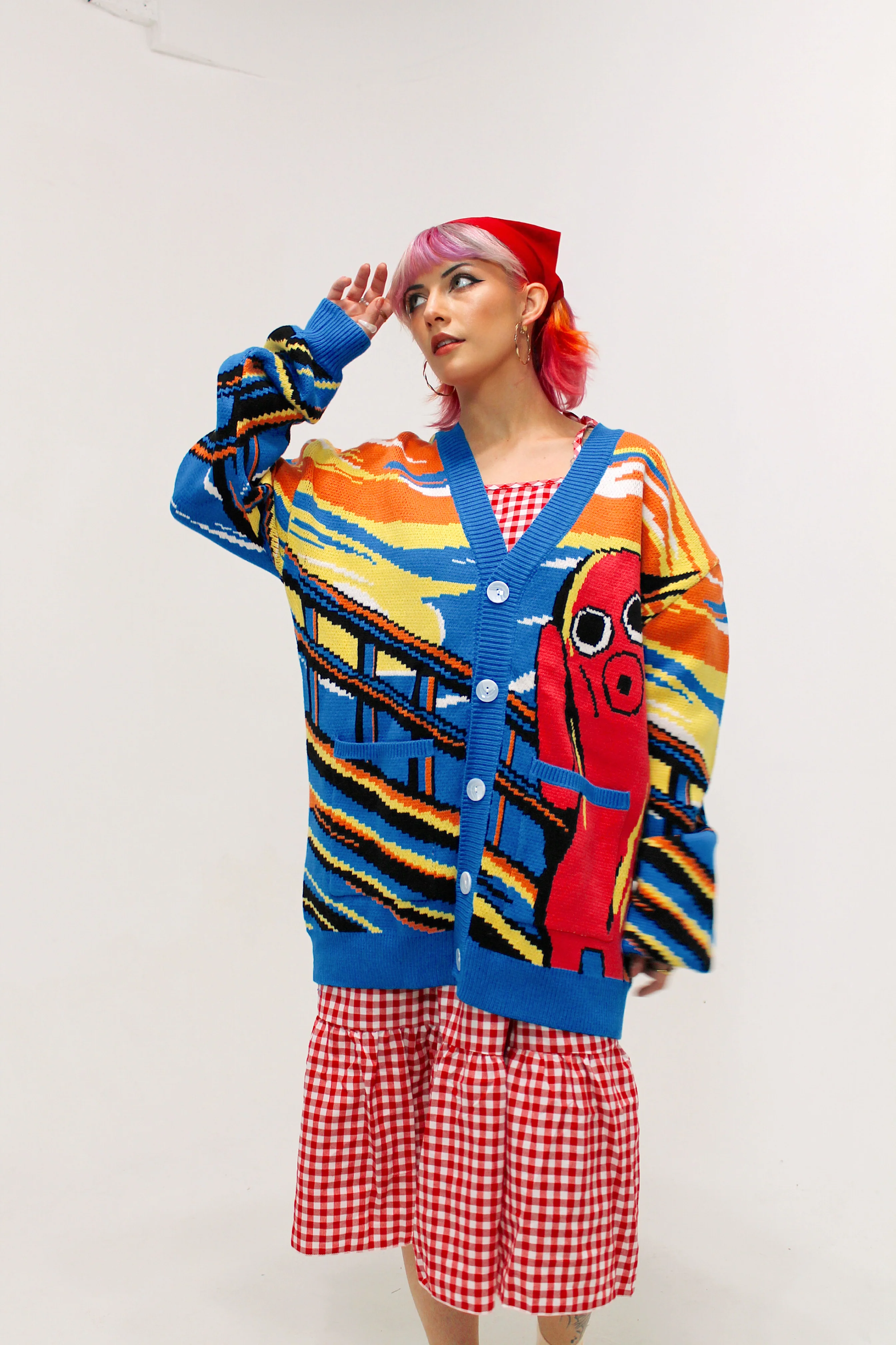 Nobody Sausage Scream Cardigan - Image 3